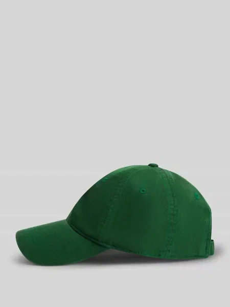 Czapka z daszkiem z czystej bawełny Tommy Hilfiger zielona