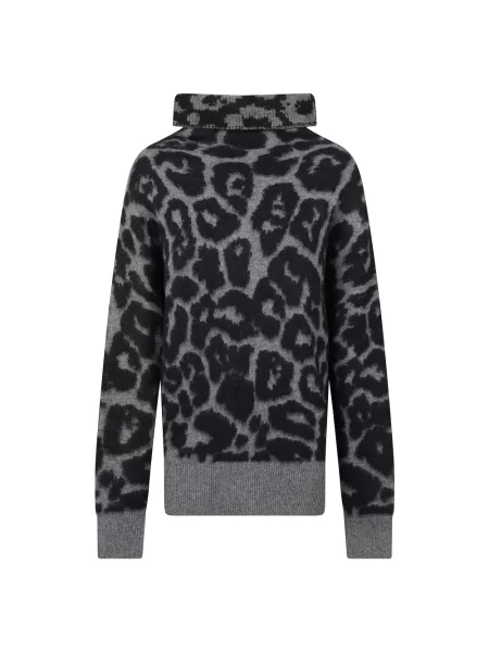 Sweter z golfem Stella Mccartney wełniany do golfa czarny