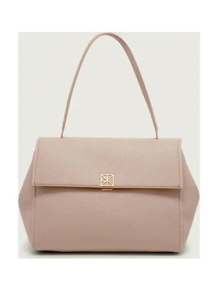 Geantă Calvin Klein bej