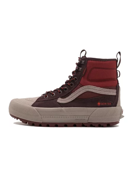 Sneakersy Vans skórzane brązowe