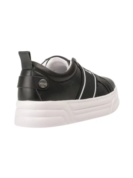 Sneakersy Liu Jo skórzane czarne