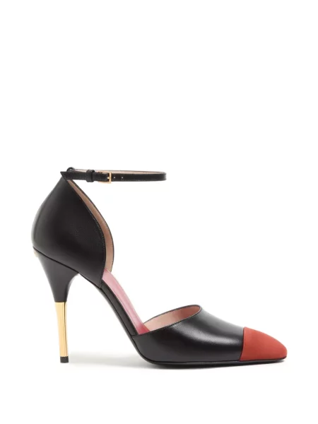 Pantofi cu toc Valentino Garavani din piele de căprioară negru