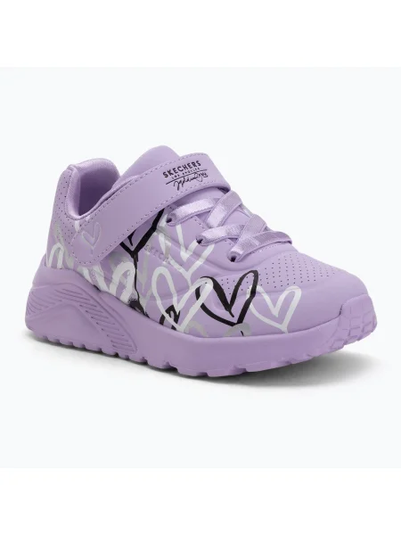 Încălțăminte pentru copii SKECHERS Uno Lite Love Levitate lavender/multi