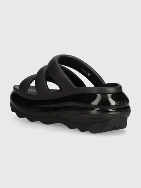 Pantofle Crocs Mega Crush Triple Strap černé