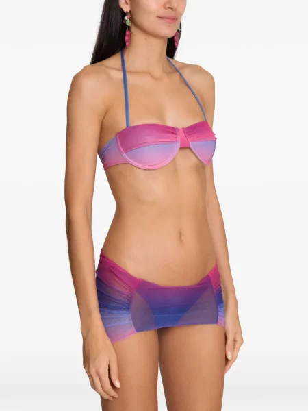 Bikini Amir Slama cu gradient plasă roz