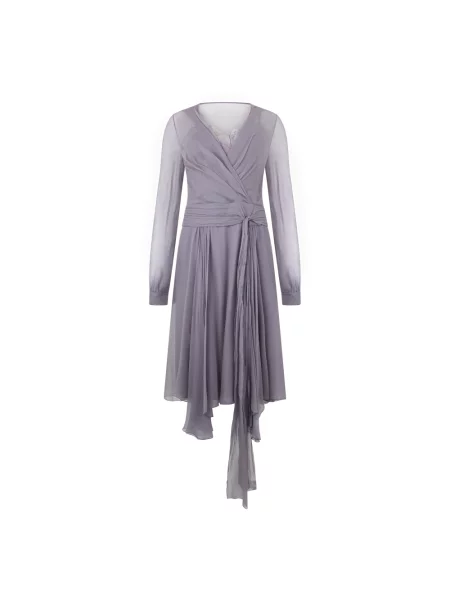 Sukienka Alberta Ferretti szara