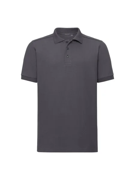 Разтягам поло тениска Russell сиво