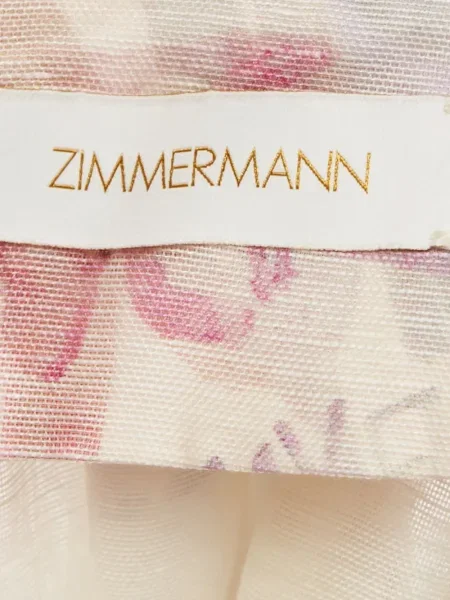 Mała mały spódnica mini Zimmermann z nadrukiem