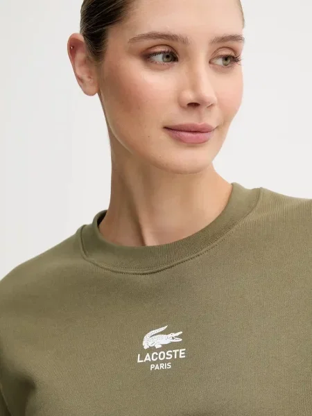 Свитер Lacoste с принтом зеленый