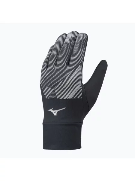 Běžecké rukavice Mizuno Windproof black/black černé