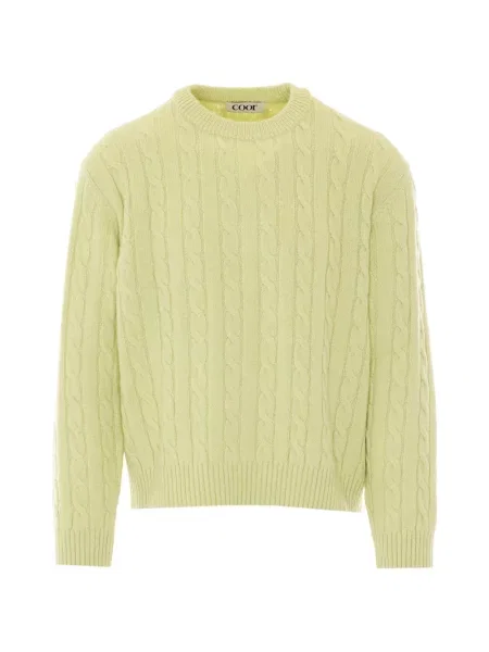 Sweter Coor z okrągłym dekoltem zielony
