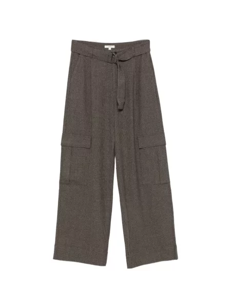 Cu centură pantaloni Yerse maro