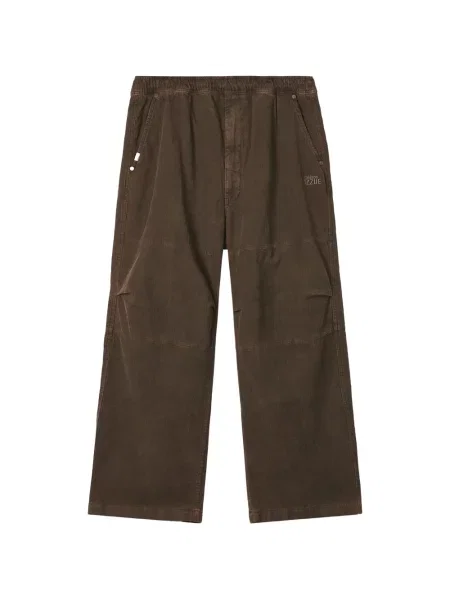 Pantaloni Izzue de catifea cord maro