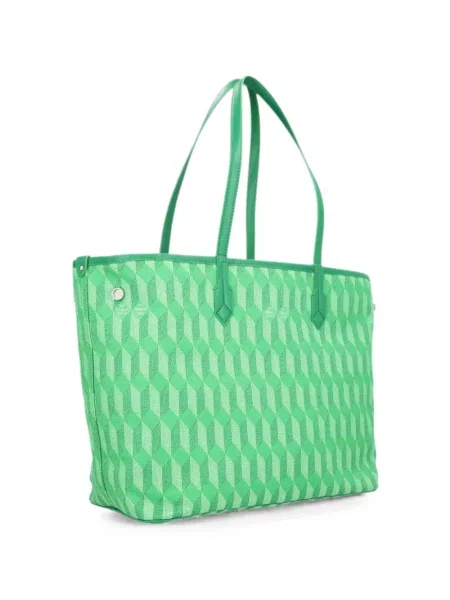Geantă shopper Au Départ din jacard verde