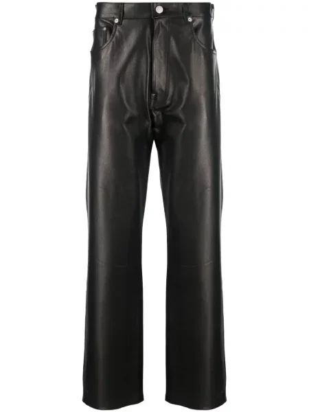 Pantaloni Vtmnts din piele negru