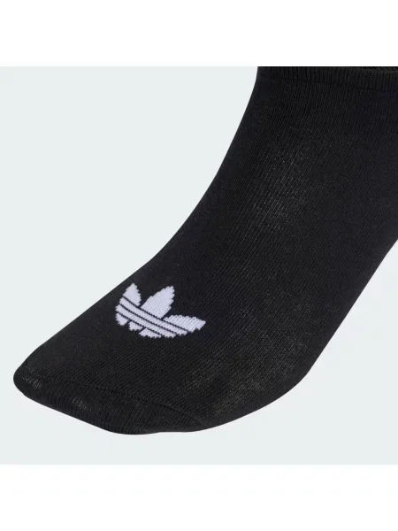 Ponožky adidas Liner Socks White/ Medium Grey Heather/ Black M bílé