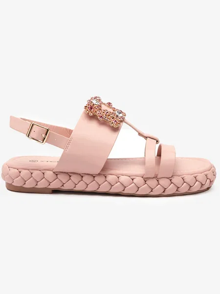 Sandali Resti z zaponko roza