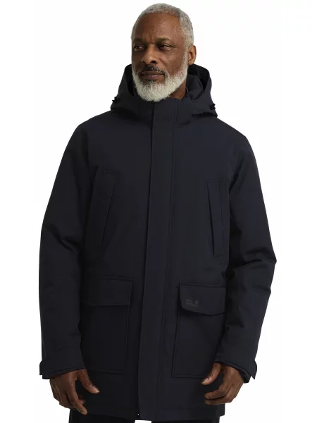Парка Jack Wolfskin Canyon shield parka m синтетичний синій