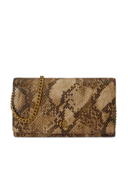 LAUREN RALPH LAUREN Geantă Maro deschis verde