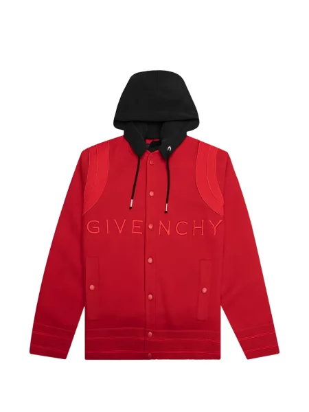 Geacă Givenchy cu broderie roșu