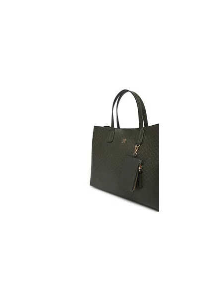 Torbica Tommy Hilfiger Th Icon Satchel Mono Kaki