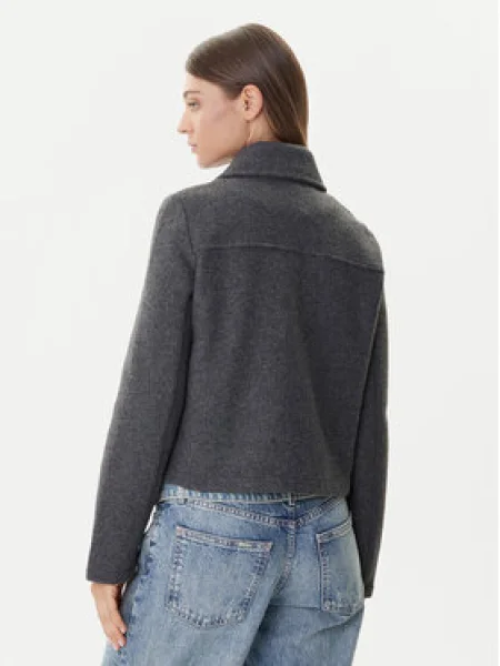 VERO MODA Prechodná bunda VMSafir tmavosivá sivá