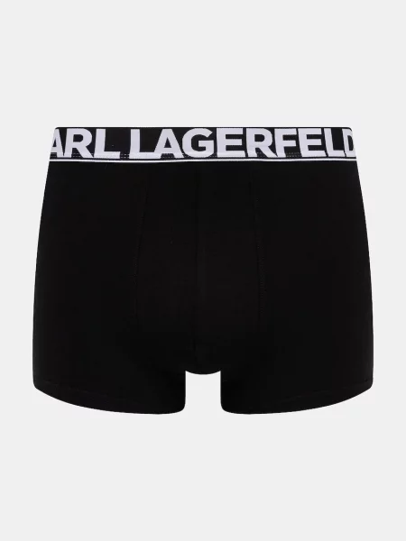 Pánske boxerky KARL LAGERFELD Bold Elastic Trunk 3 páry windsor/black/ash čierna
