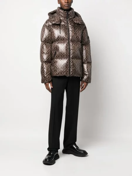 Palton Mackage cu imagine maro