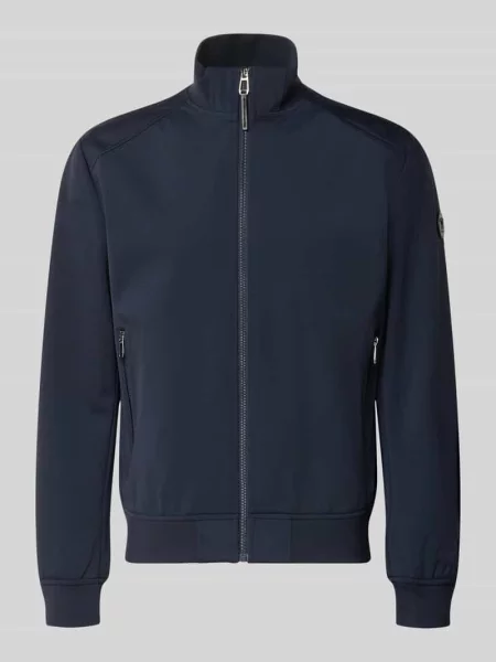 Kurtka ze stójką i zapinanymi na błyskawiczny model Pablo' Joop! Collection granatowa