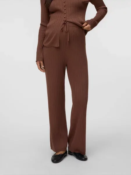 Vero Moda Maternity Nohavice VMMWillow čokoládová