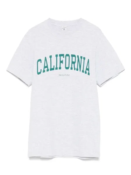 Tricou Sporty & Rich stretch gri