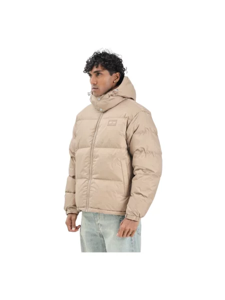 Tommy Jeans kurtka puchowa brązowy zimowa beżowa