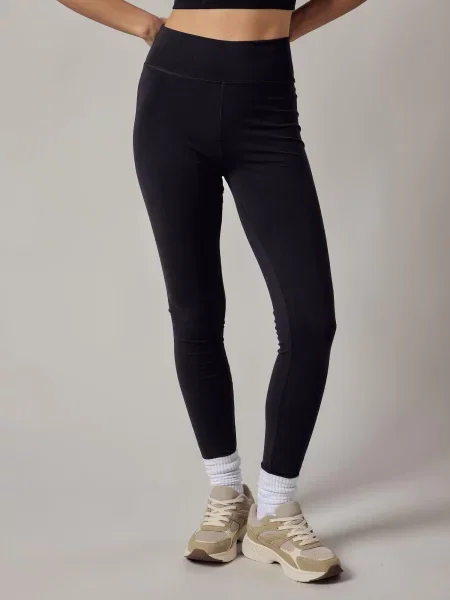 OWN Off With Nature Legíny Leggings a Vita Alta' černá