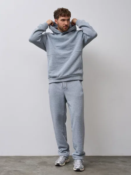 Костюмный спортивный костюм Issa Plus серый