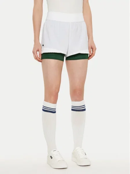 Спортивные шорты Lacoste белые