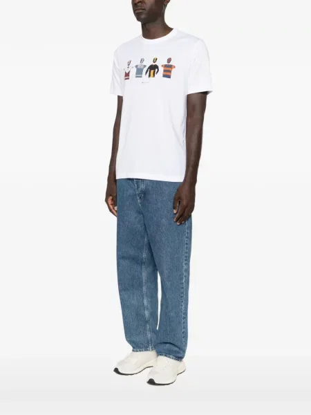 Tricou Ps Paul Smith cu imagine alb