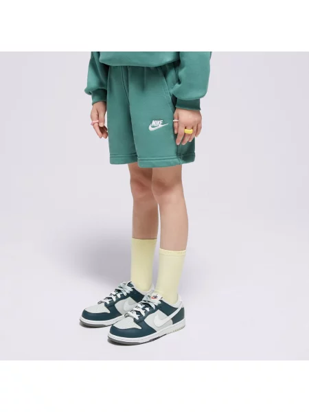 Nike Szorty Sportswear Club Fleece Girl zielone
