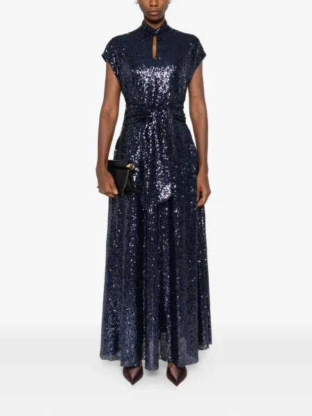 Rochie Kiton cu paiete de costum albastru