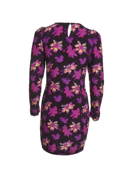 Rochie mini Maje cu model floral cu imagine negru
