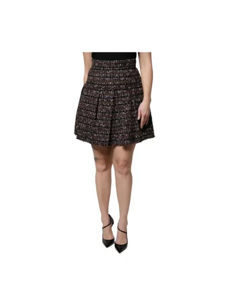 Spódnica mini Dolce And Gabbana tweedowa