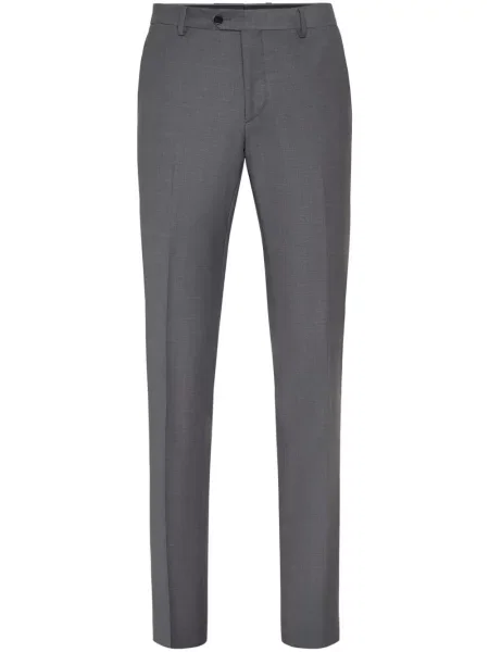 Pantaloni Philipp Plein de lână gri