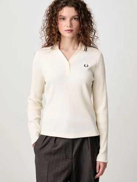 Fred Perry majica dugih rukava ženska bež
