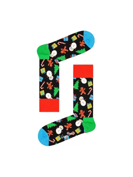 Wielobarwność skarpety Happy Socks czarne