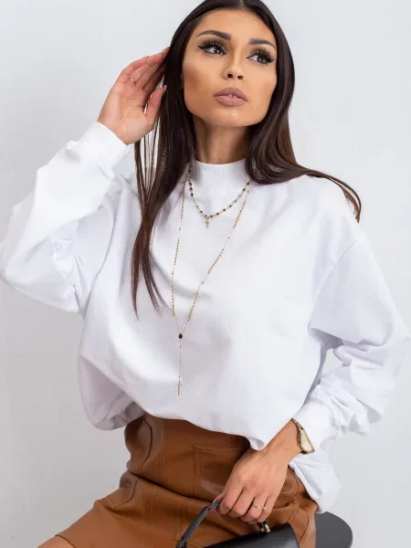 Dukserice Basic Feel Good bijela