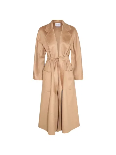 Cu centură palton Max Mara cu rever