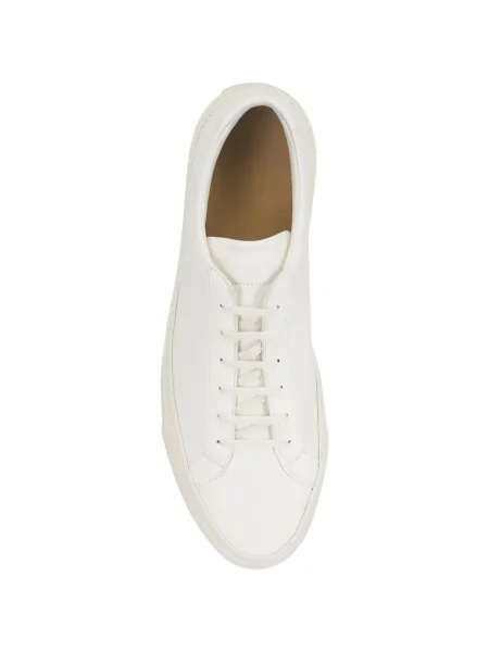 Sneakerși Common Projects din piele alb