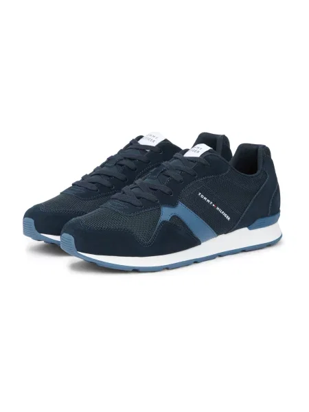Pánske topánky Tommy Hilfiger Runner Icon Mix desert sky biela