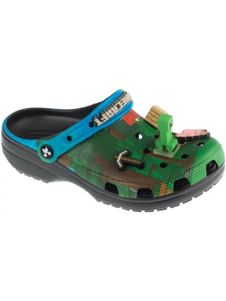 Crocs papucs Classic Minecraft Clog zöld