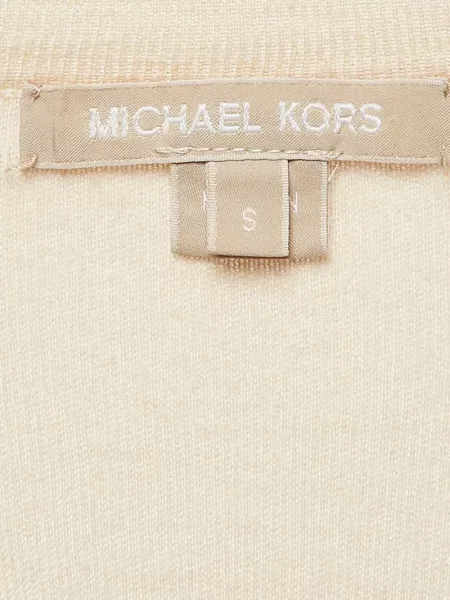 Cardigan Michael Kors din cașmir alb