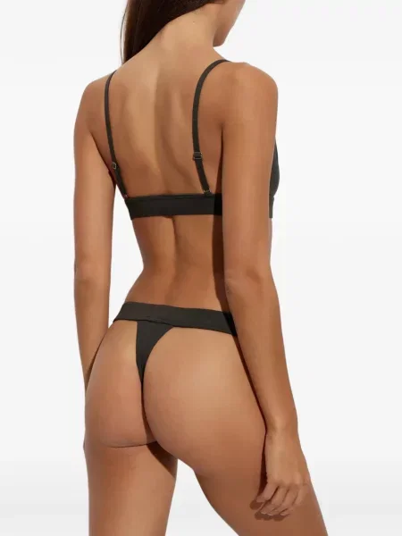 Sutien triunghi Dsquared2 cu autograf maro